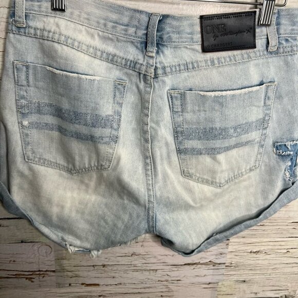 One Teaspon button fly charger  shorts size 25 - Picture 6 of 8